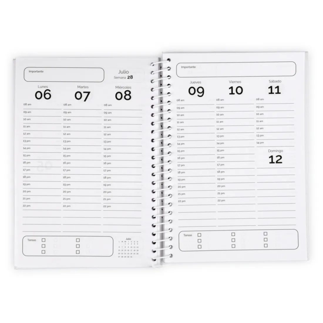 Agenda tapa personalizada 2026